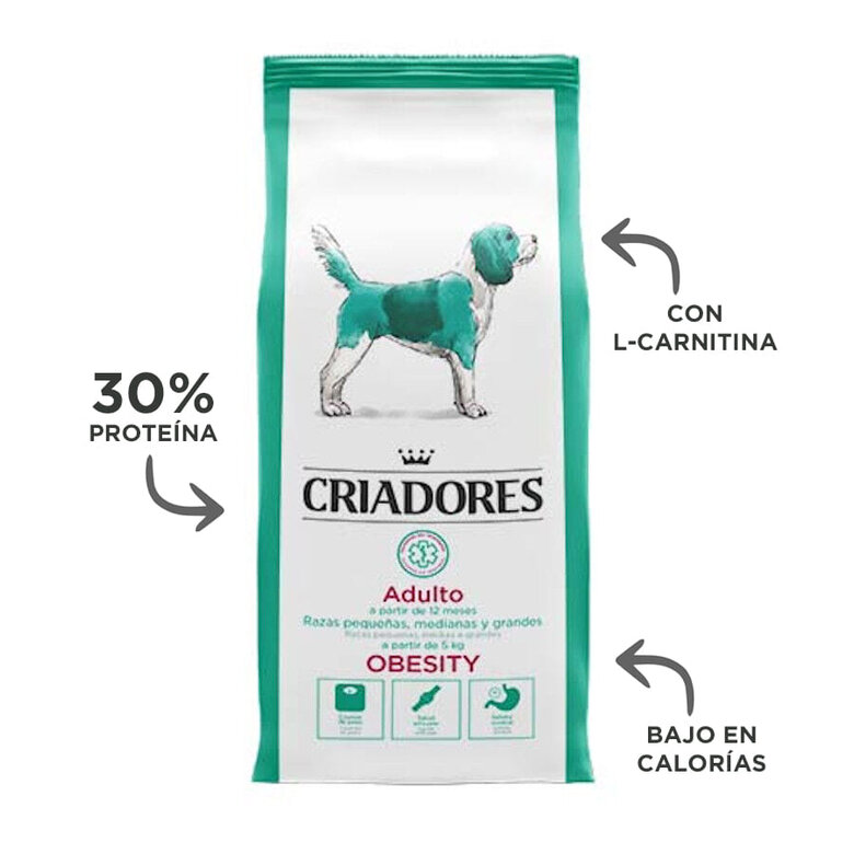 12 kg Criadores Dietetic Obesity Adulto ração para cães,  Imagem número 3 12 kg Criadores Dietetic Obesity Adulto ração para cães, , large Imagem número 3