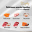 6 saquetas x 15 g Majesty Snack L&iacute;quido de Salm&atilde;o com Mexilh&otilde;es para gatos, , large Indicador imagem n&uacute;mero 3