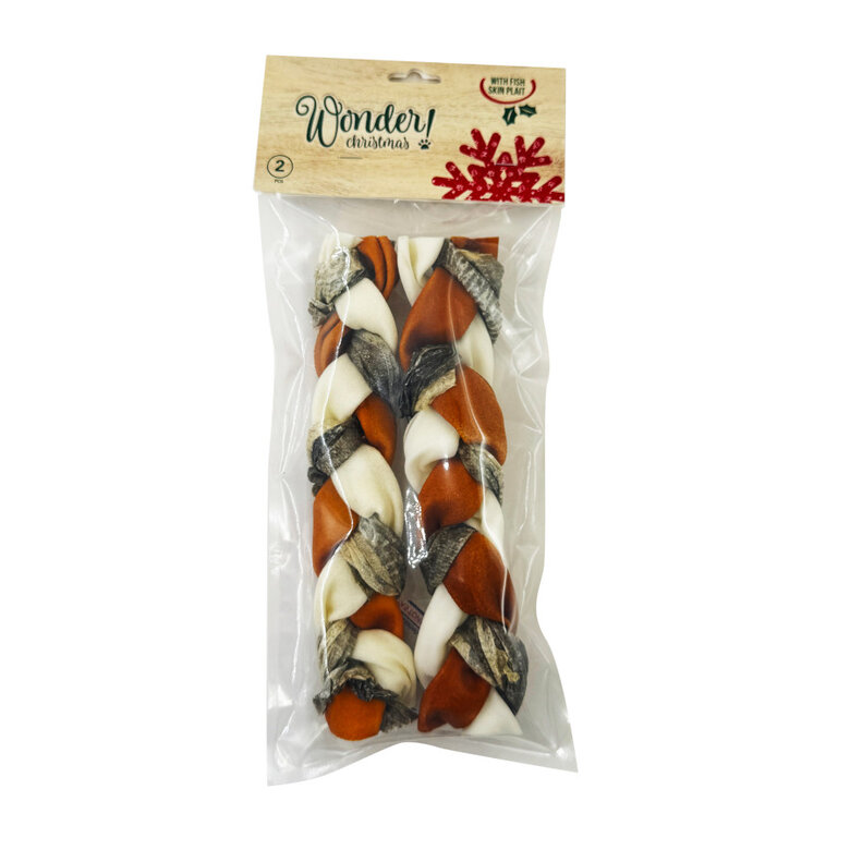 2 sticks Wonder Christmas Snacks de Pele de Peixe para cães,  Imagem número 6 2 sticks Wonder Christmas Snacks de Pele de Peixe para cães, , large Imagem número 6