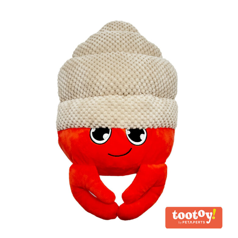Tootoy! Comfort Hermit Crab Cuddler peluche com som para cães,  Imagem número 2 Tootoy! Comfort Hermit Crab Cuddler peluche com som para cães, , large Imagem número 2