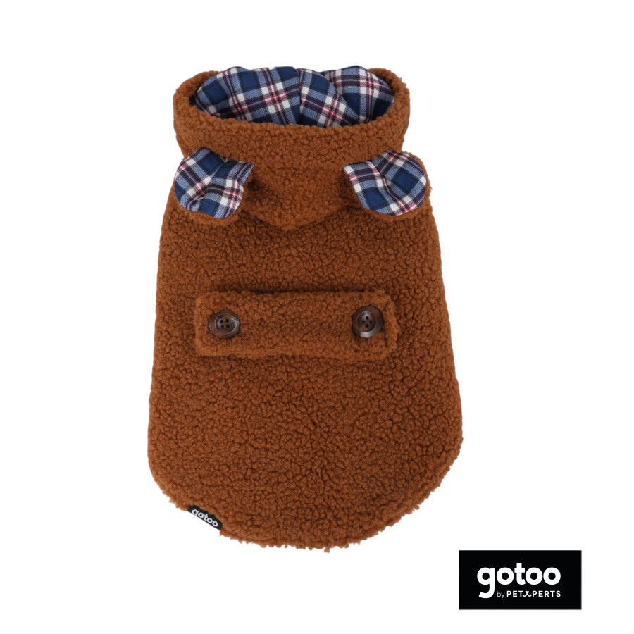 Gotoo Casaco Teddy Castanho para c&atilde;es, , large Imagem n&uacute;mero 2