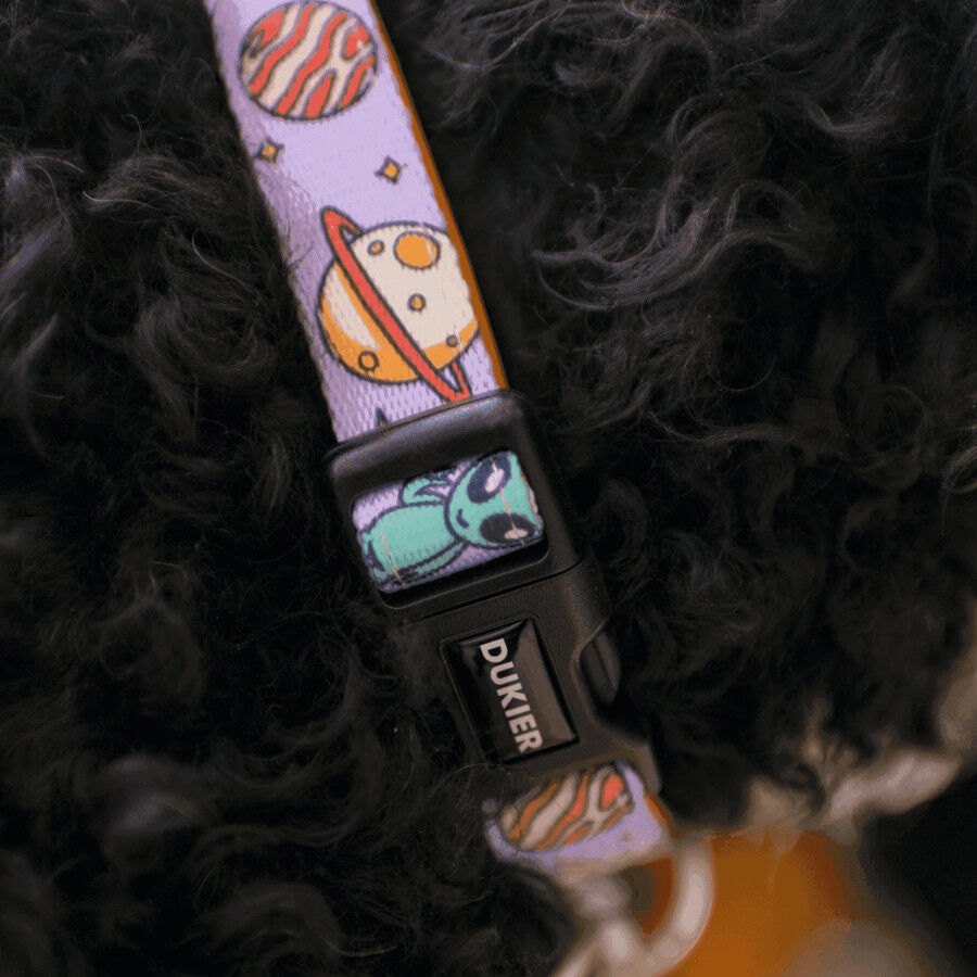 Dukier Coleira Estampada Alien para c&atilde;es, , large Imagem n&uacute;mero 2