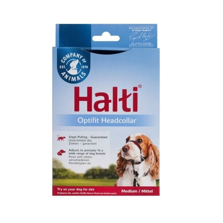 Halti Coleira Optfit anti-puxão preta para cães,  Imagem número 2 Halti Coleira Optfit anti-puxão preta para cães, , large Imagem número 2