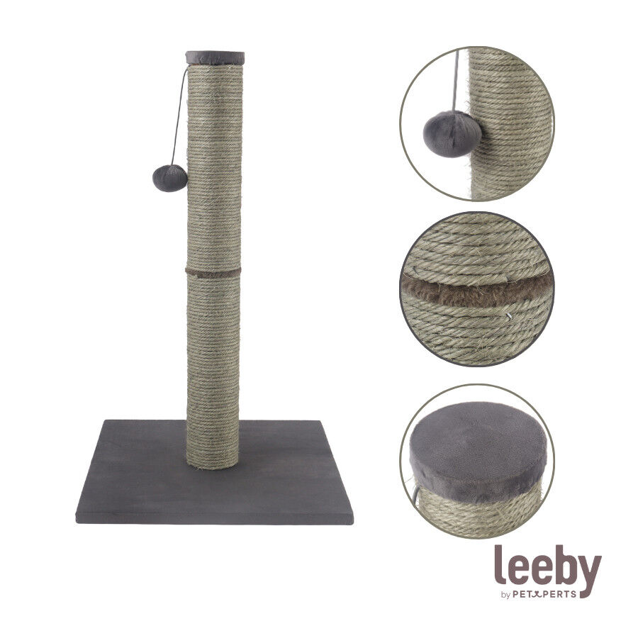 Leeby Gaston arranhador de sisal com brinquedo para gatos, , large Imagem n&uacute;mero 5