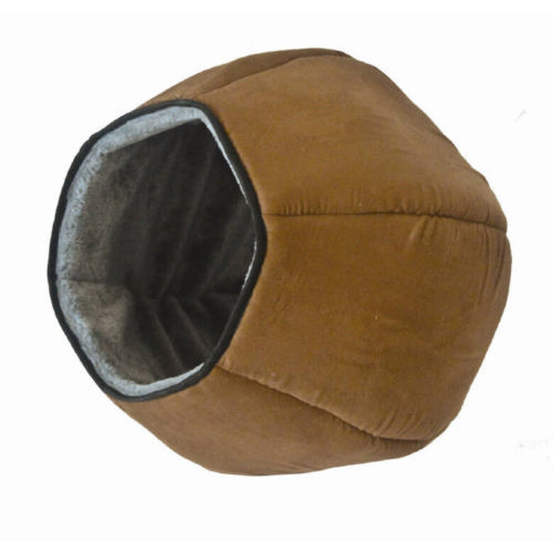 Freecat Pop Igloo suave marrón cueva para gatos Imagem número 1 Freecat Pop Igloo suave marrón cueva para gatos Imagem número 1