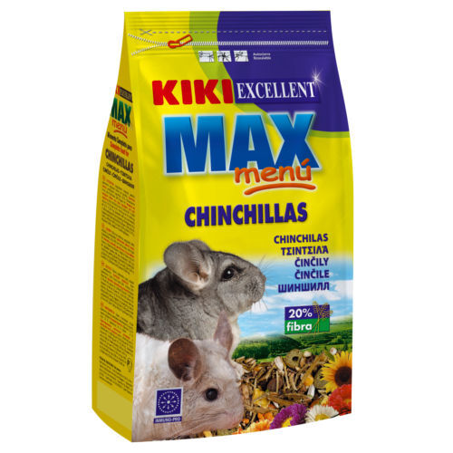 Kiki Max Men&uacute; alimento para chinchillas Imagem n&uacute;mero 1