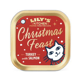 Lily's Kitchen Alimento húmido de peru e salmão para gatos