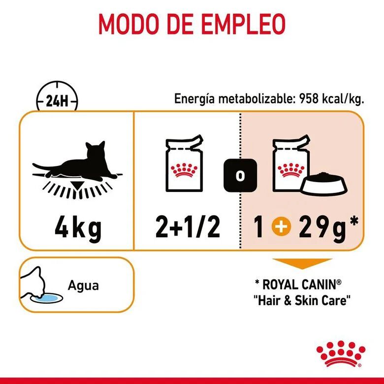 85 g Royal Canin Hair and Skin alimento h&uacute;mido em molho saquetas para gatos, , large Imagem n&uacute;mero 10