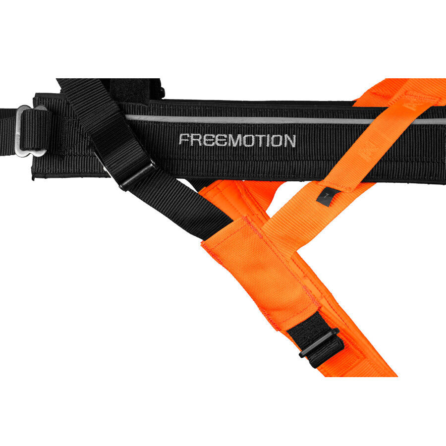 Non-stop dogwear Freemotion Peitoral preto e laranja para c&atilde;es, , large Imagem n&uacute;mero 4
