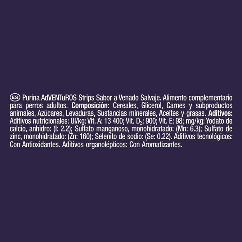 90 g Adventuros Barras carne de veado para cães,  Imagem número 10 90 g Adventuros Barras carne de veado para cães, , large Imagem número 10