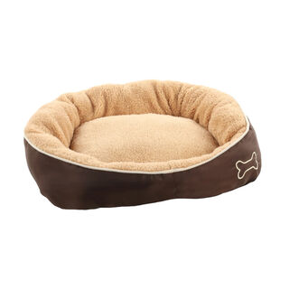 Flamingo Chips Retangular Bege cama alcofa para cães