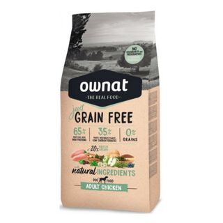 Ownat Just Grain Free Adult Frango ração para cães