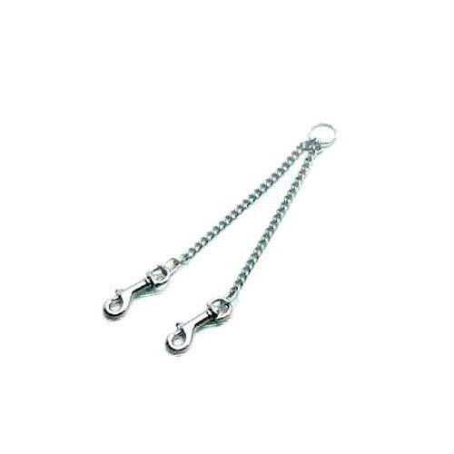 Arppe correa para perros met&aacute;lica de doble acople Imagem n&uacute;mero 1