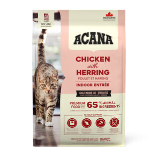 Acana Indoor Entrée Frango e Peru ração para gatos de interior