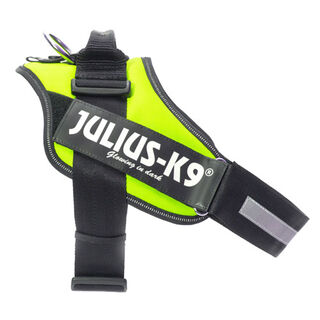 Julius-K9 IDC Peitoral Ergonómico Neon Amarelo para cães