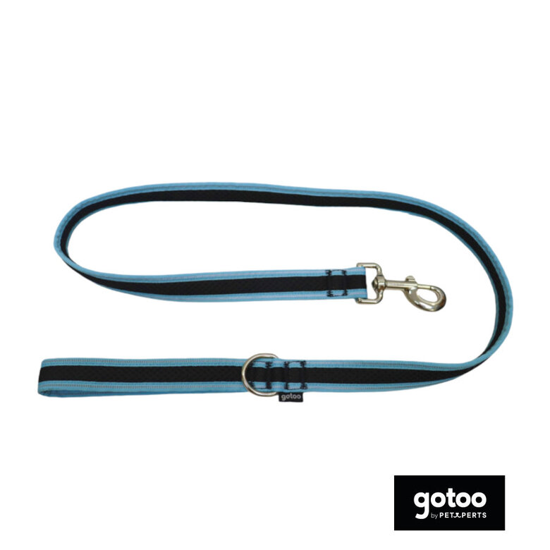 Gotoo Trela mesh turquesa refletora para cães,  Imagem número 2 Gotoo Trela mesh turquesa refletora para cães, , large Imagem número 2