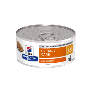 Hill's Prescription Diet Urinary Care c/d Frango em lata para gatos