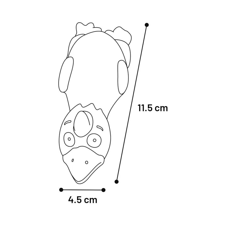 Flamingo Sky Dive L&aacute;tex brinquedo para c&atilde;es, , large Imagem n&uacute;mero 6