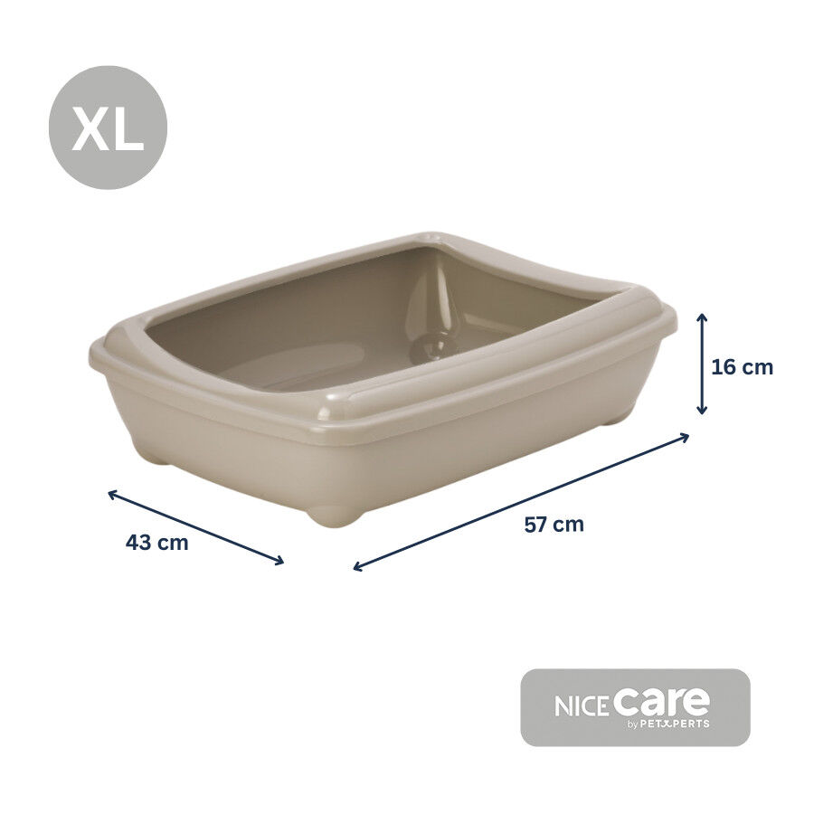 Nice Care Caixa de areia bege para gatos, , large Imagem n&uacute;mero 3