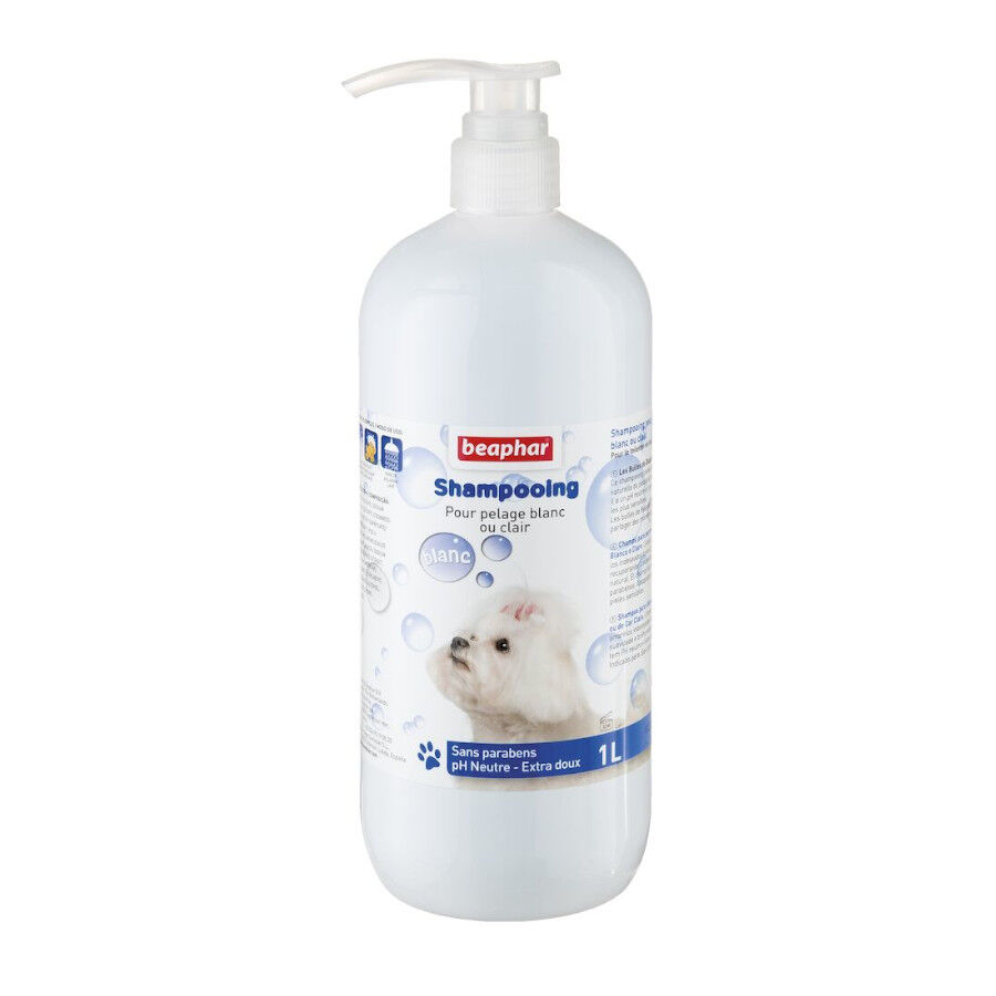 Beaphar Champ&ocirc; para Pelo Branco para c&atilde;es, , large Imagem n&uacute;mero 1