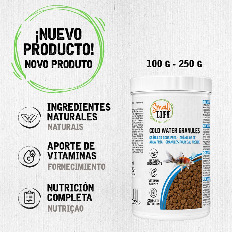 100 ml Small Life Gr&aacute;nulos Agua Fria Alimento para peces, , large Imagem n&uacute;mero 3