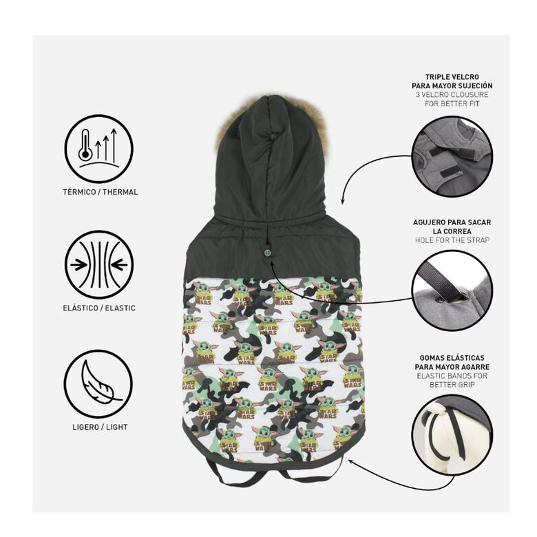 Disney Star Wars The Mandalorian Casaco Acolchoado para cães,  Imagem número 3 Disney Star Wars The Mandalorian Casaco Acolchoado para cães, , large Imagem número 3