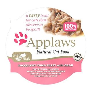 Applaws Natural Atum e Caranguejo terrina para gatos