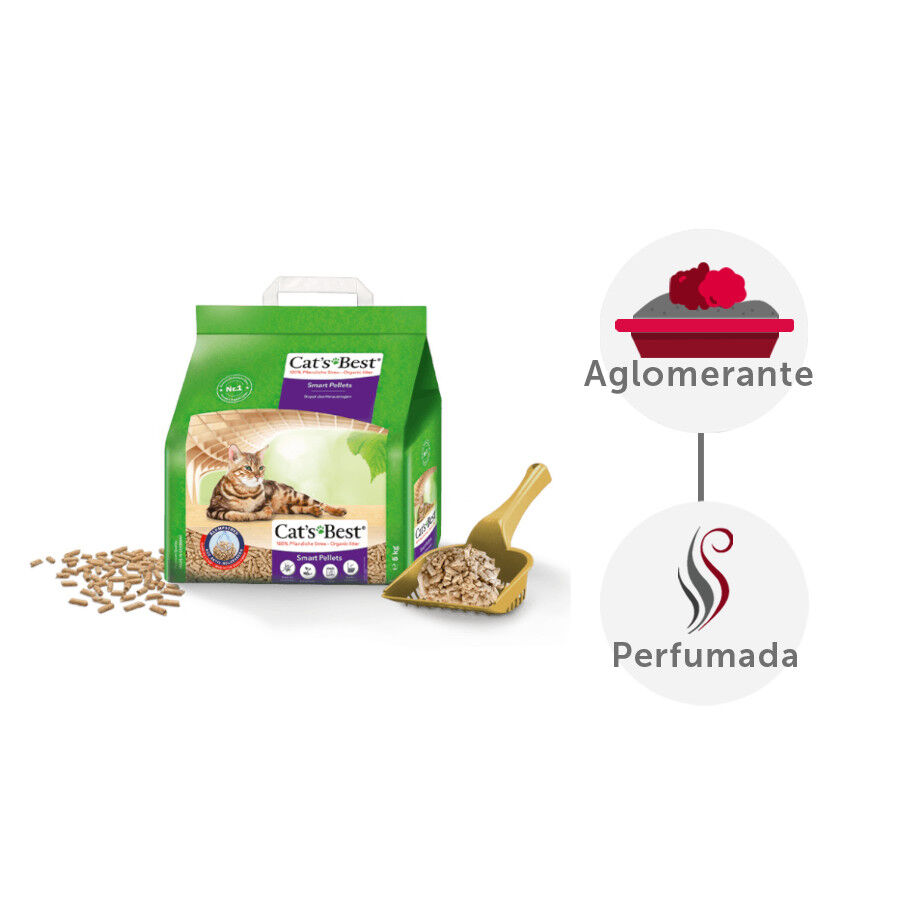 5 L Cat's Best Smart Pellets Areia Aglomerante, , large Imagem n&uacute;mero 1