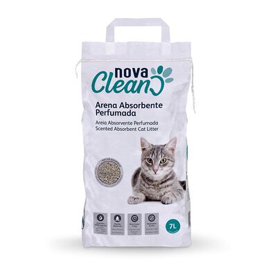 Nova Clean Areia perfumada absorvente para gatos