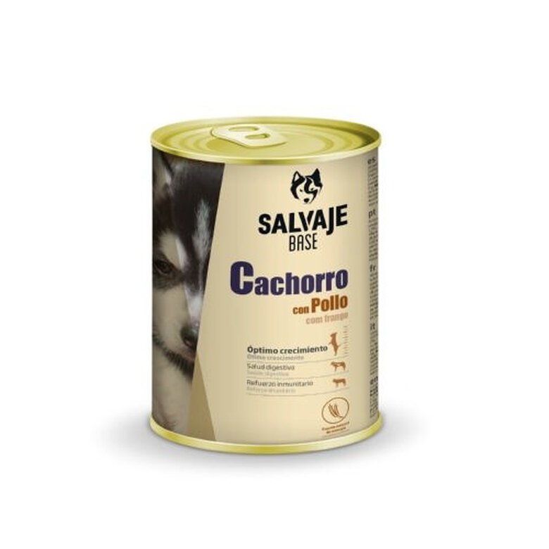 Salvaje Base Frango lata para cachorros, , large image number null