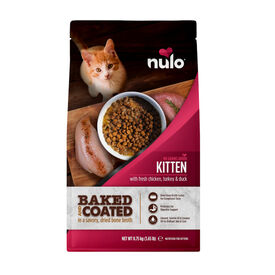 Nulo Baked & Coated Ra&ccedil;&atilde;o de Frango, Peru e Pato para gatinhos