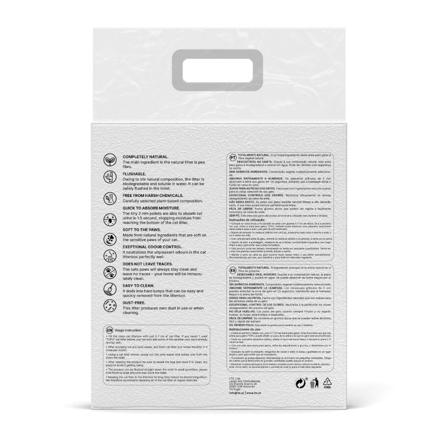 6 L Happy Meow Natural Tofu Aglomerante Bambu para gatos, , large Imagem n&uacute;mero 6