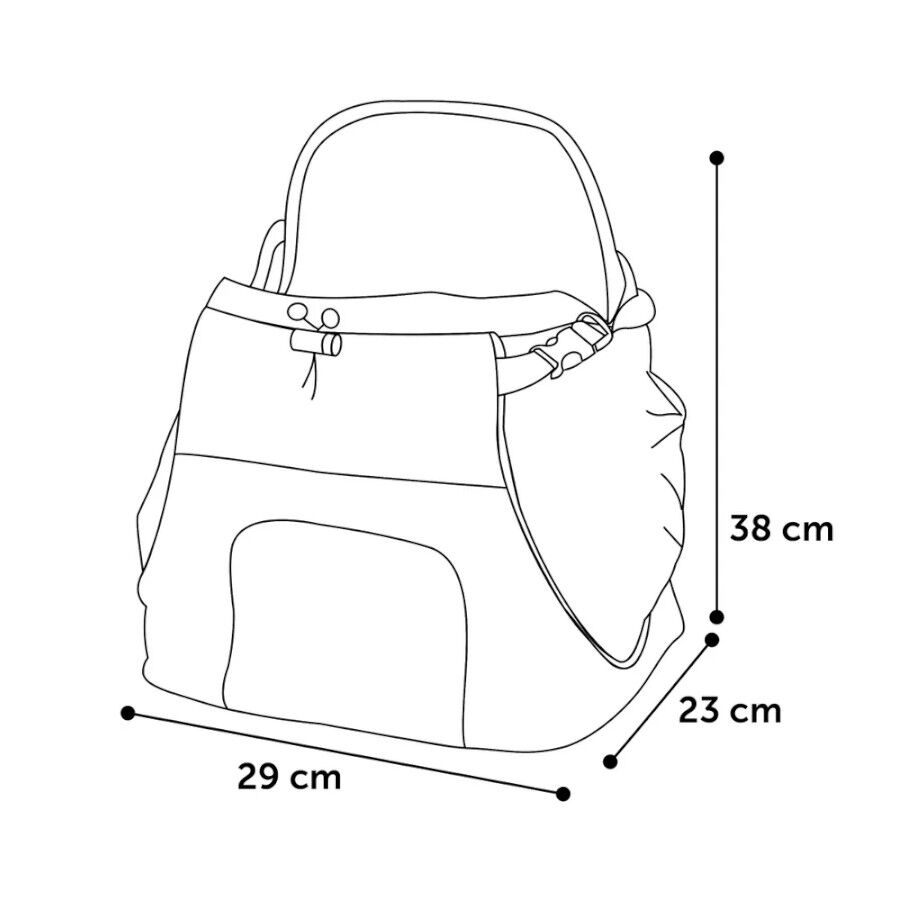 Flamingo Sybil Mochila Frontal Azul para animais de estima&ccedil;&atilde;o , , large Imagem n&uacute;mero 2