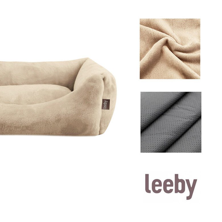 Leeby Alcofa com Capa Amovível Bege para cães,  Imagem número 4 Leeby Alcofa com Capa Amovível Bege para cães, , large Imagem número 4