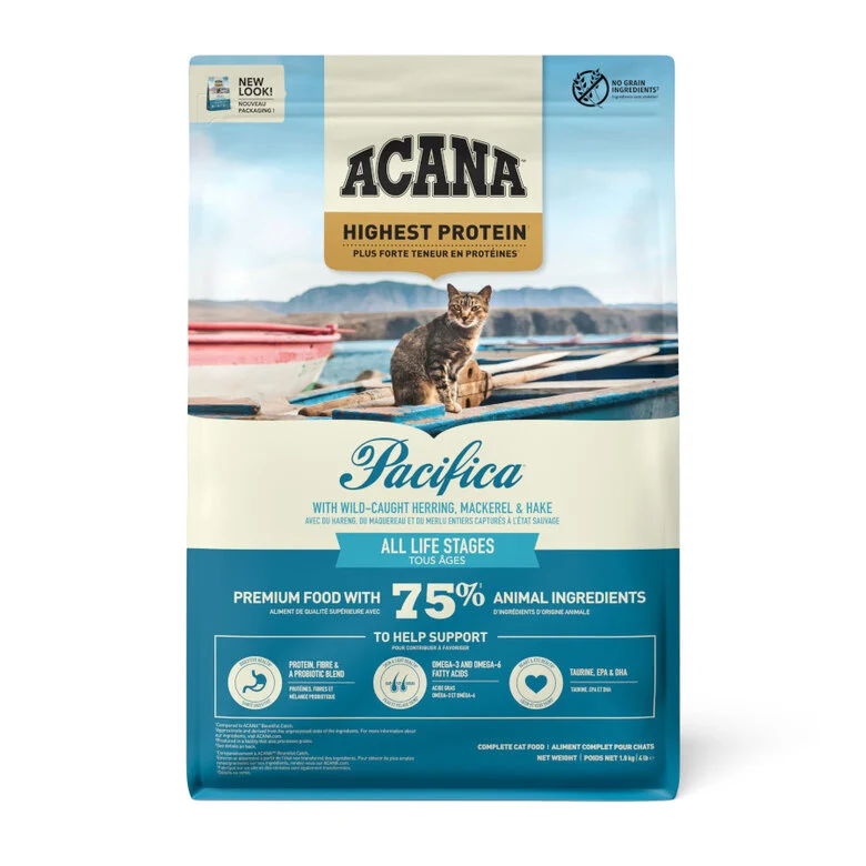 4.5 kg Acana Pacifica ração para gatos,  Imagem número 1 4.5 kg Acana Pacifica ração para gatos, , large Imagem número 1