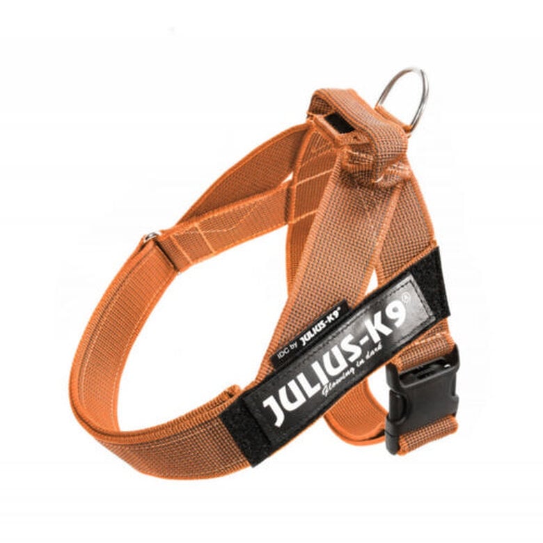 Julius K9 IDC Peitoral de Nylon Laranja para cães,  Imagem número 1 Julius K9 IDC arnés para perros nylon naranja asa Imagem número 1