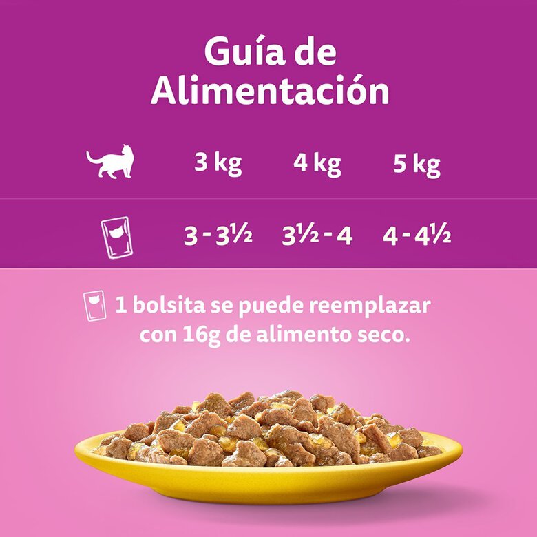 4 saquetas x 85 g Whiskas Aves Geleia em Saqueta para Gatos Senior,  Imagem número 4 4 saquetas x 85 g Whiskas Aves Geleia em Saqueta para Gatos Senior, , large Imagem número 4