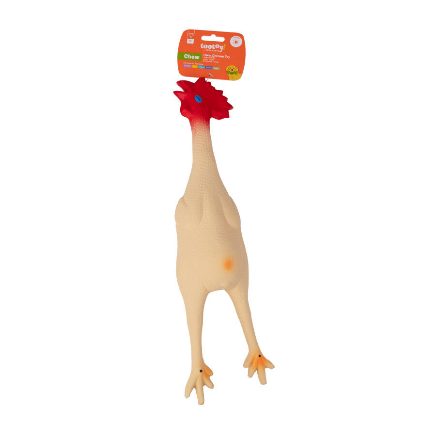 Tootoy! Chew Brinquedo galinha de quinta para c&atilde;es, , large Imagem n&uacute;mero 9