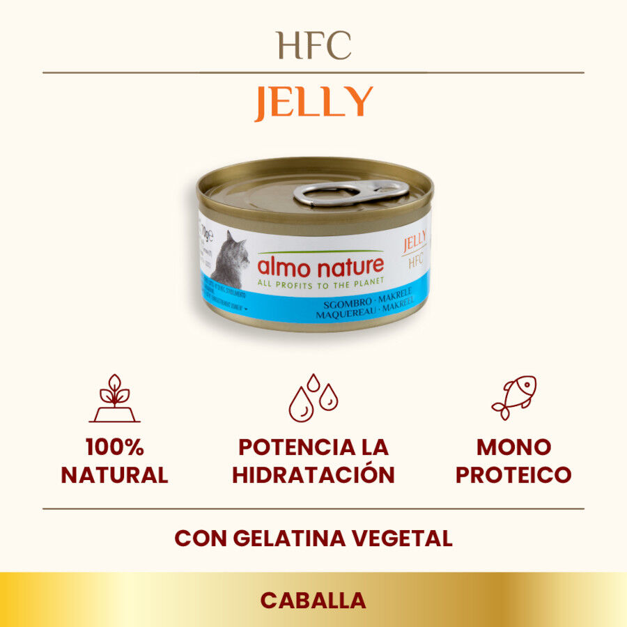 70 g Almo Nature HFC cavala lata para gatos , , large Imagem n&uacute;mero 2