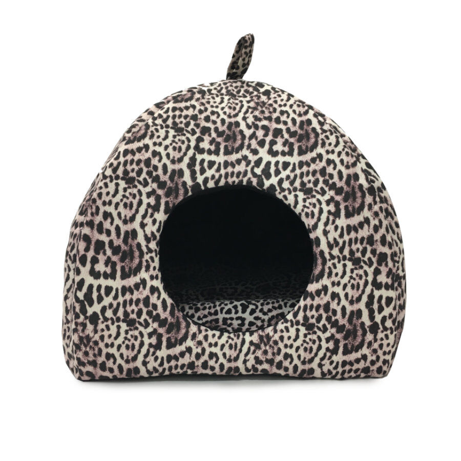 Catshion Igloo com estampagem de chita para gatos, , large Imagem n&uacute;mero 1