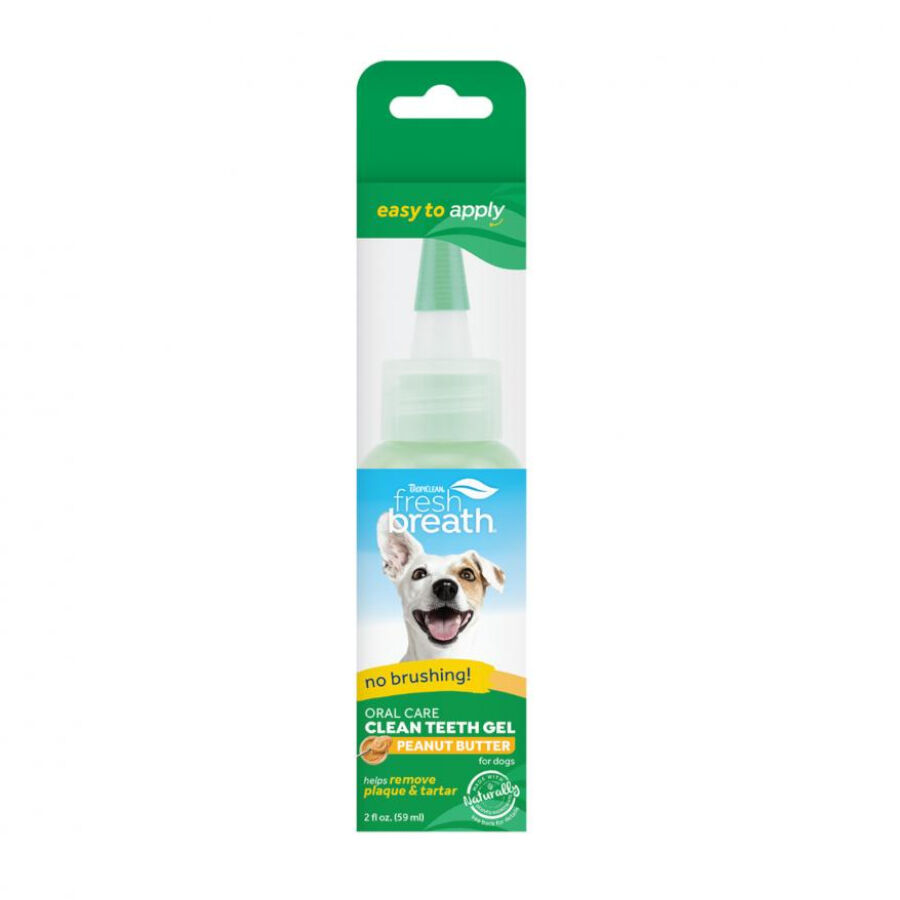 Gel Oral Tropiclean Fresh Breath de Manteiga de Amendoim para C&atilde;es, , large Imagem n&uacute;mero 1
