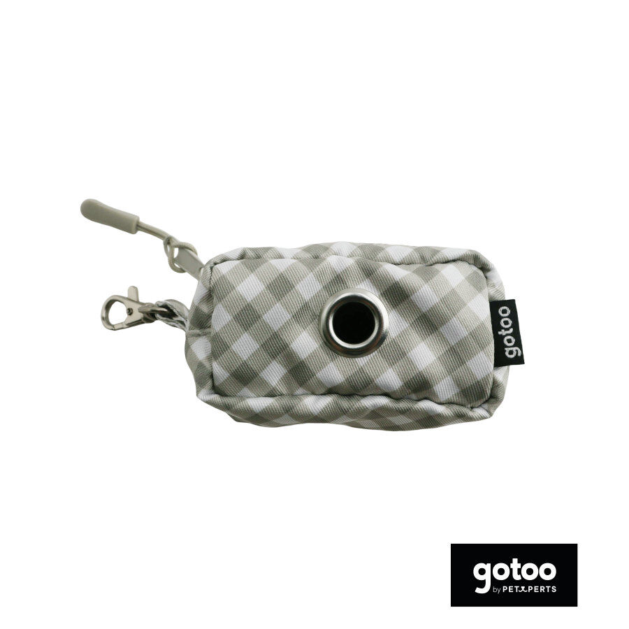 Gotoo Porta-sacos xadrez vichy para c&atilde;es, , large Imagem n&uacute;mero 2
