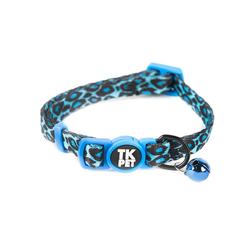 TK-Pet Safari collar para gatos con cascabel azul Imagem n&uacute;mero 1