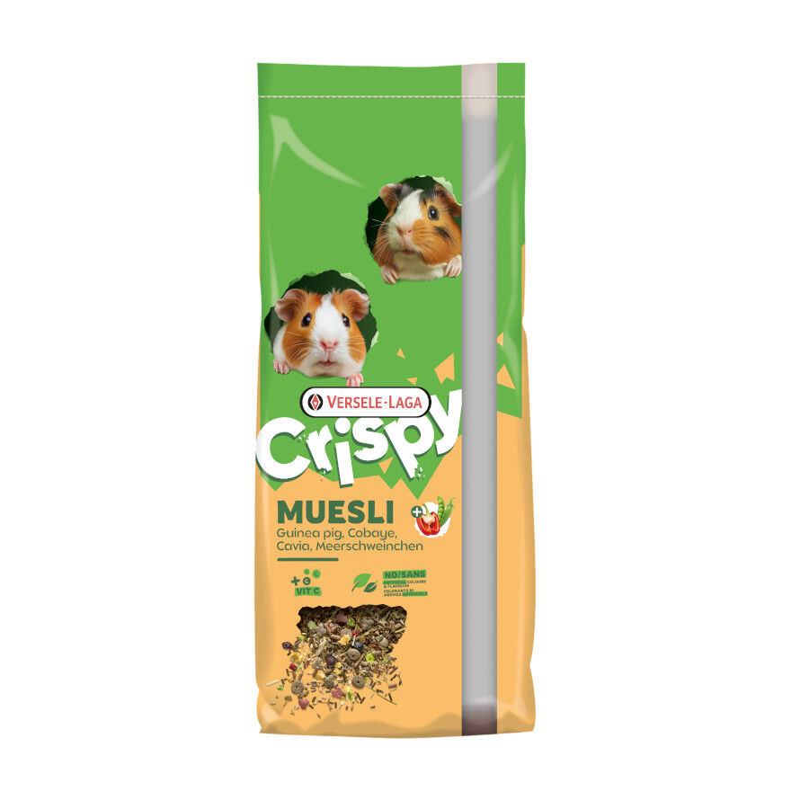 20 kg Versele-Laga Crispy Muesli Ra&ccedil;&atilde;o para Porquinhos da &Iacute;ndia, , large Imagem n&uacute;mero 1