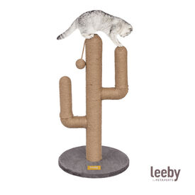 Leeby Carmen Cactus arranhador com brinquedo para gatos