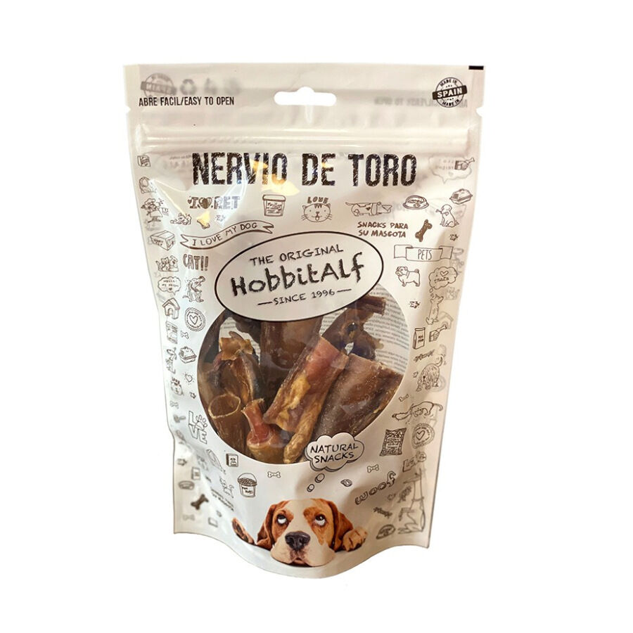 200 g Hobbitalf Pontas de Nervos de Touro para c&atilde;es, , large Imagem n&uacute;mero 1