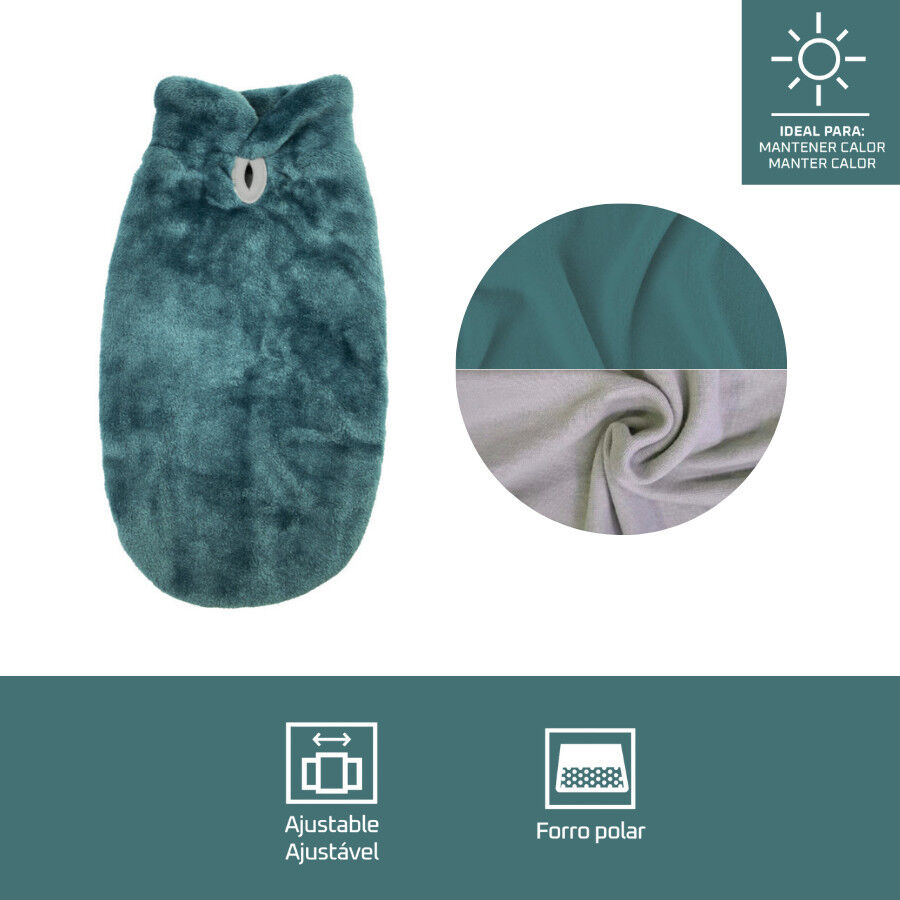 Outech Casaco polar Aguamarina para c&atilde;es, , large Imagem n&uacute;mero 5