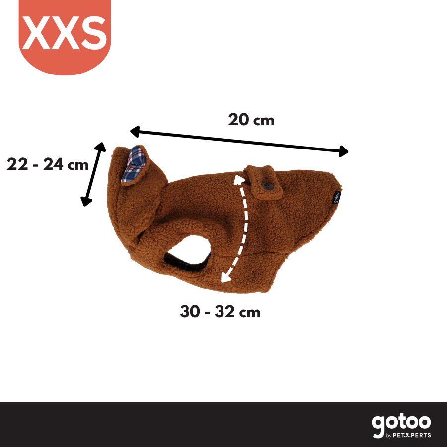 Gotoo Casaco Teddy Castanho para c&atilde;es, , large Imagem n&uacute;mero 4