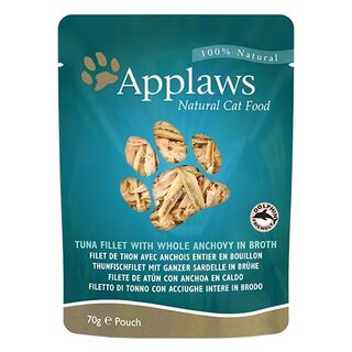 Applaws Natural Atum e Anchova sachê para gatos
