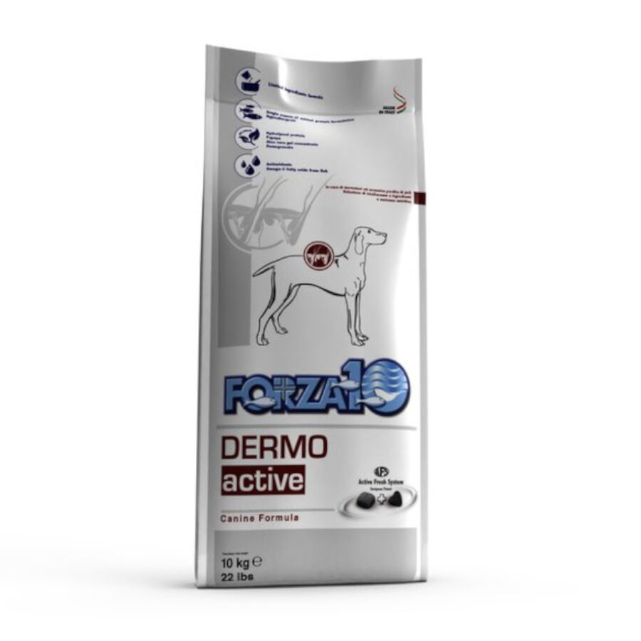 10 kg Forza 10 Dermo Active ra&ccedil;&atilde;o para c&atilde;es, , large Imagem n&uacute;mero 1